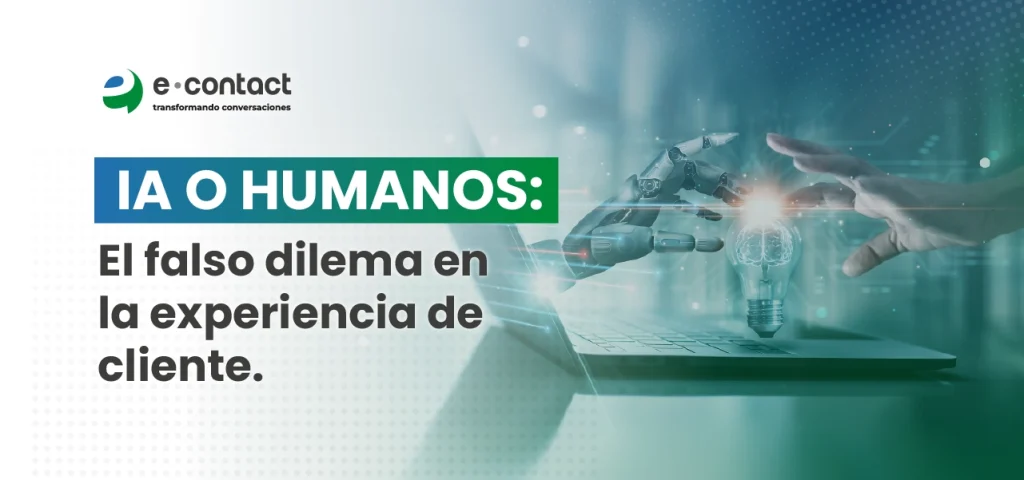IA y humanos trabajando juntos en la experiencia de cliente